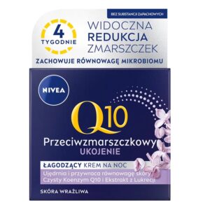 Nivea Q10 Ukojenie przeciwzmarszczkowy łagodzący krem na noc 50ml