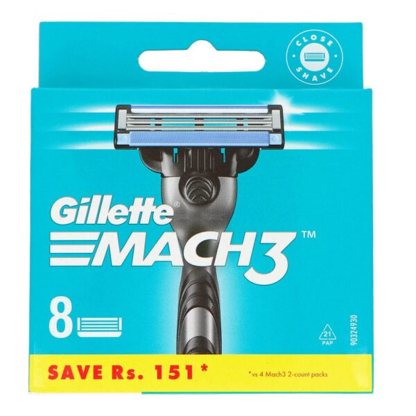 Gillette Mach3 wymienne ostrza do maszynki do golenia 8szt