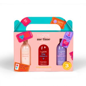 I Love Me Time zestaw suflet do ciała + żel pod prysznic i do kąpieli 3x250ml