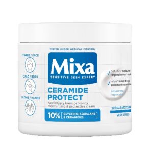 MIXA Ceramide Protect nawilżający krem ochronny do twarzy dłoni i ciała 400ml