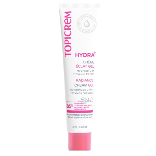 Topicrem Hydra+ Moisturizing Radiance Gel nawilżający żel rozświetlający do twarzy 40ml