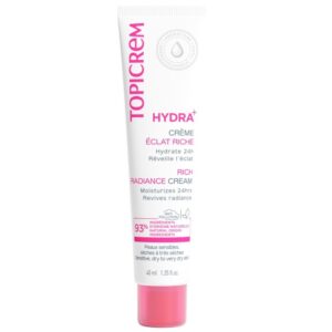 Topicrem Hydra+ Rich Ultra-Moisturizing Radiance Cream ultranawilżający krem rozświetlający do twarzy 40ml