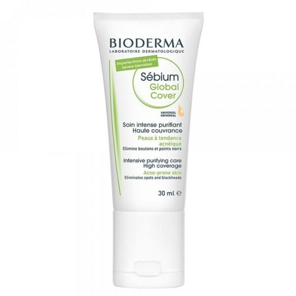 Bioderma Sebium Global Cover krem koloryzujący przeciwtrądzikowy do twarzy 30ml