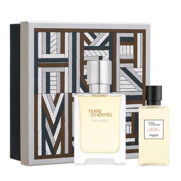 Terre D'Hermes Eau Givree zestaw woda perfumowana spray 50ml + żel pod prysznic 40ml