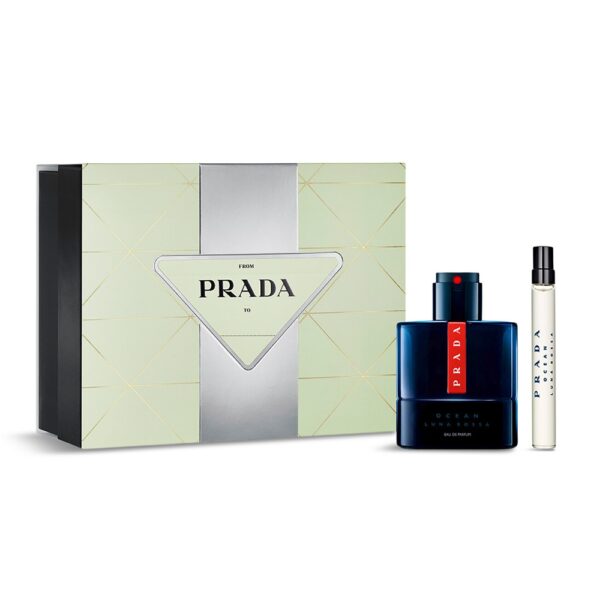 Prada Luna Rossa Ocean zestaw woda perfumowana spray 50ml + woda perfumowana spray 10ml