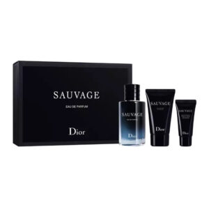 Dior Sauvage zestaw woda perfumowana spray 60ml + żel pod prysznic 50ml + krem nawilżający do twarzy i brody 20ml