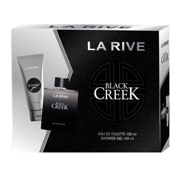 La Rive Black Creek For Man zestaw woda toaletowa spray 100ml + żel pod prysznic 100ml