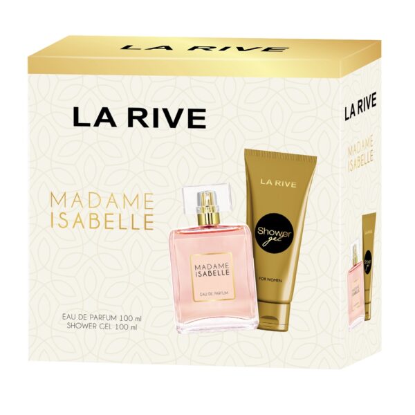 La Rive Madame Isabelle zestaw woda perfumowana spray 100ml + żel pod prysznic 100ml