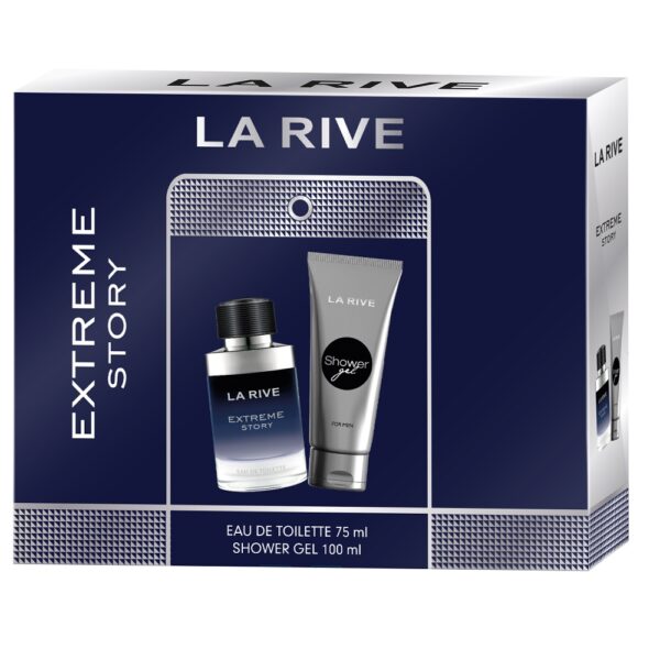 La Rive Extreme Story zestaw woda toaletowa spray 75ml + żel pod prysznic 100ml