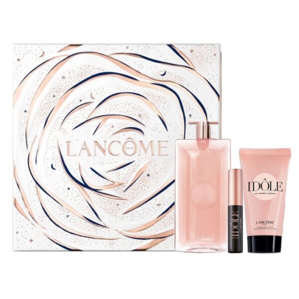 Lancome Idole zestaw woda perfumowana spray 50ml + balsam do ciała 50ml + Lash Idole Mini Mascara 2.5ml