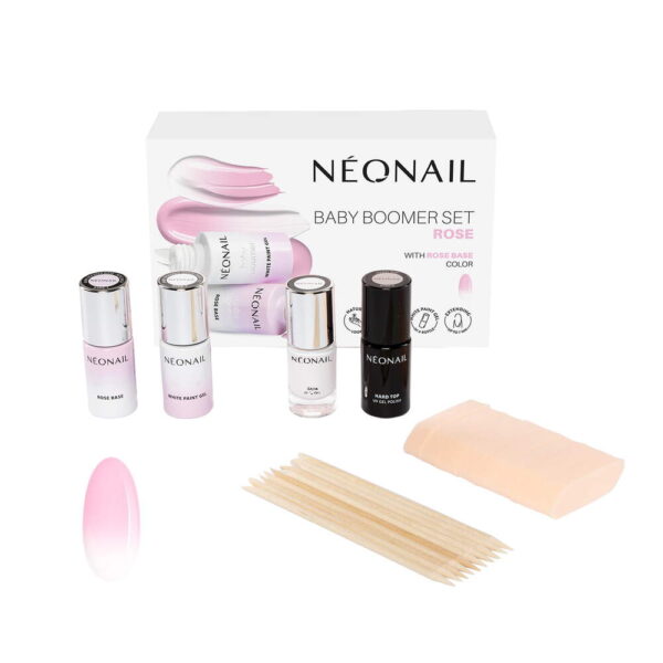 NeoNail Baby Boomer zestaw do manicure Rose