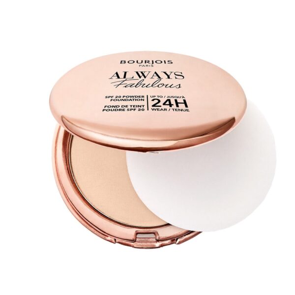 Bourjois Always Fabulous matujący puder w kompakcie z filtrem SPF20 125 Ivory 7g