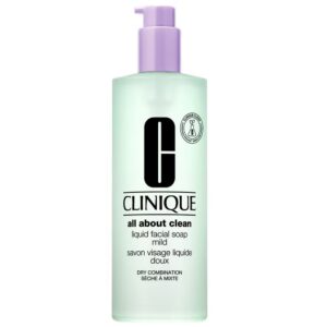 Clinique All About Clean™ Liquid Facial Soap Mild mydło w płynie do twarzy dla skóry mieszanej 400ml