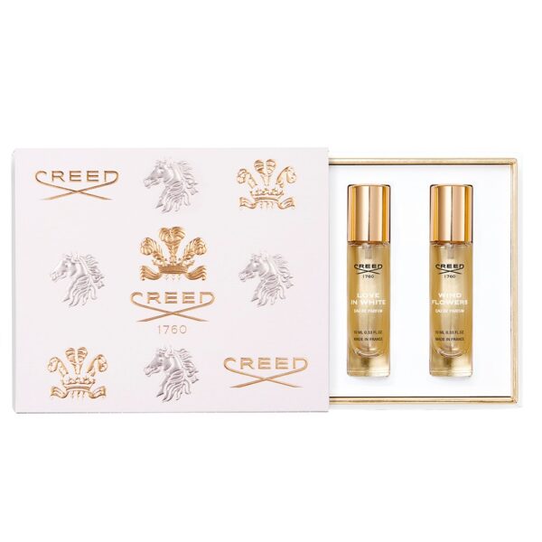 Creed Women's Fragrance zestaw Aventus For Her woda perfumowana 10ml + Wind Flowers woda perfumowana 10ml + Love in White woda perfumowana 10ml