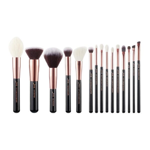 JESSUP Essential Makeup Brush zestaw pędzli do makijażu Black 15szt.