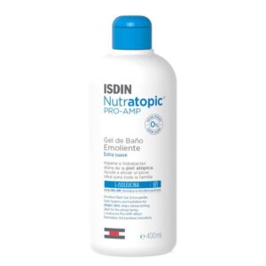 Isdin Nutratopic Pro-AMP Emollient Bath Gel Atopic Skin zmiękczający żel pod prysznic do skóry atopowej 400ml