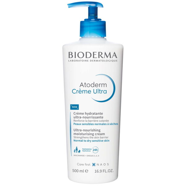 Bioderma Atoderm Creme Ultra ultraodżywczy krem nawilżający 500ml