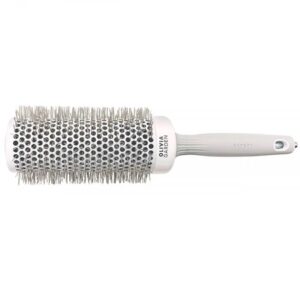 Olivia Garden Expert Blowout Speed Wavy Bristles szczotka do suszenia i modelowania włosów White/Grey 55mm