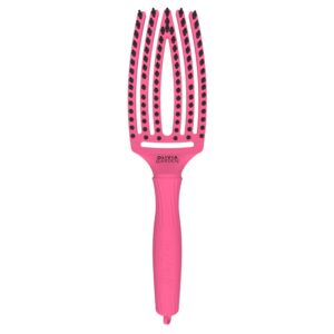 Olivia Garden FingerBrush Combo Medium szczotka do włosów Hot Pink