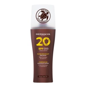 Dermacol Water Resistant Sun Milk wodoodporne mleczko do opalania w sprayu  SPF20 200ml