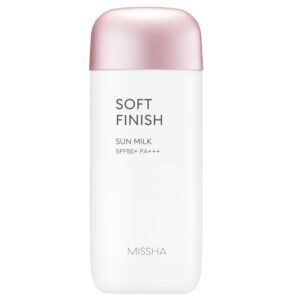 Missha All Around Safe Block Soft Finish Sun Milk SPF50+/PA+++ lekkie odświeżające mleczko przeciwsłoneczne 70ml