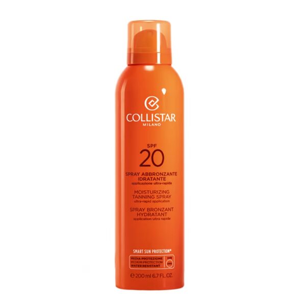 Collistar Moisturizing Tanning nawilżający spray do opalania SPF20 200ml