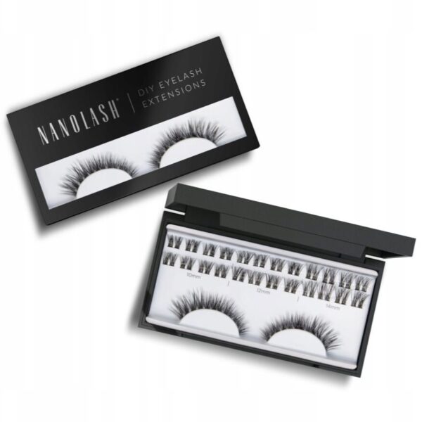 Nanolash DIY Eyelash Extensions sztuczne rzęsy w kępkach Fantasy 36szt.