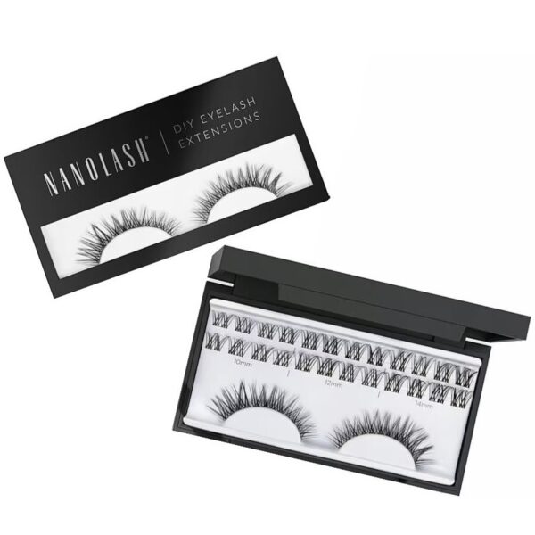 Nanolash DIY Eyelash Extensions sztuczne rzęsy w kępkach Charm 36szt.