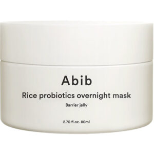 Abib Rice Probiotics Overnight Mask Barrier Jelly wzmacniająca maska do twarzy na noc 80ml