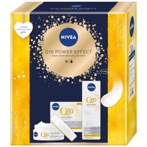 Nivea Q10 Power Effect zestaw przeciwzmarszczkowy krem na dzień 50ml + przeciwzmarszczkowy krem pod oczy 15ml