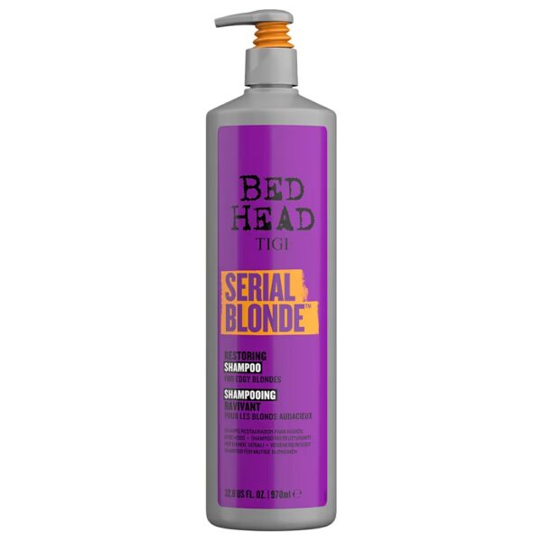 Tigi Bed Head Serial Blonde Shampoo szampon do zniszczonych włosów blond 970ml