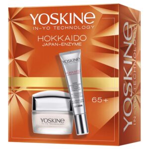 Yoskine Hokkaido Japan-Enzyme 65+ zestaw krem do twarzy 50ml + krem pod oczy 15ml