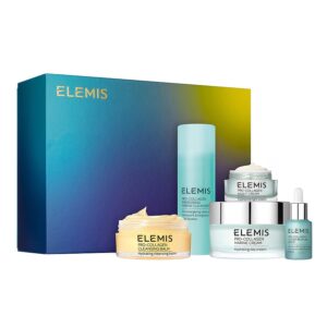 ELEMIS The Ultimate Pro-Collagen Collection zestaw balsam oczyszczający 100g + krem do twarzy 100ml + krem na noc 30ml + żel do mycia twarzy 15ml + serum do twarzy 15ml