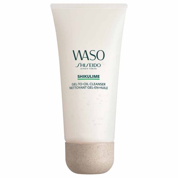 Shiseido Waso Shikulime Gel-to-Oil Cleanser hybrydowy żel do demakijażu i mycia twarzy 125ml