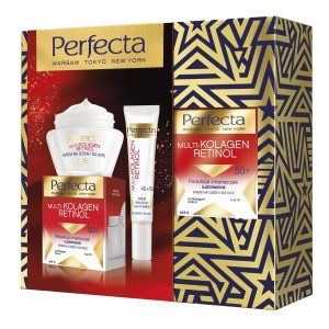 Perfecta Multi-Kolagen Retinol zestaw krem do twarzy 50+ 50ml + krem pod oczy 15ml